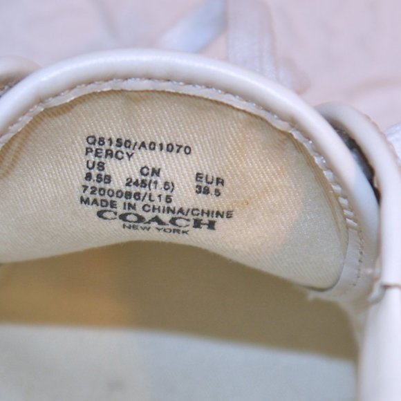 Coach Percy Sneakers - Picture 7 of 7